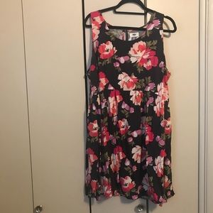 Floral Old Navy Dress Empire Waist
